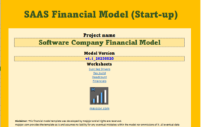 O230013 SaaS Financial Model (Start up)