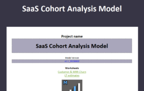 O2300114SaaS cohort analysis model 用户留存分析