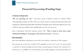 S230016 FP&A Case Study (视频+测试题+Excel)