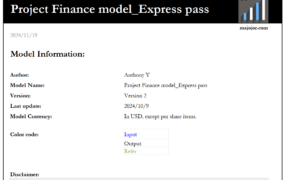 【Fundamental】Project Finance Model (课程+测试题+Excel)