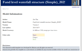 O230030 Fund level waterfall structure (Simple)