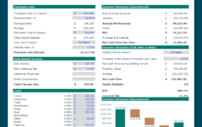 一页纸财务模型
