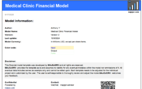 Healthcare Financial Model 医疗保健财务模型