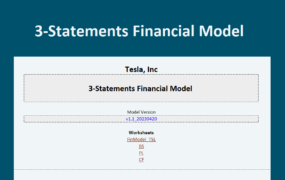（课程试听）S230002【Advanced】手把手从0-1搭建三表联动财务模型_Tesla