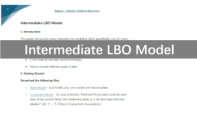 LBO Case Study_ Intermediate LBO